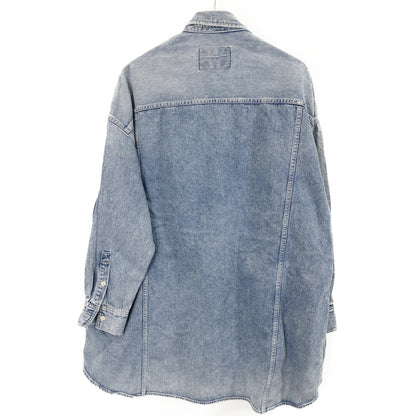 Whim Gazette ウィムガゼット WGZ1042104A0005 24AW ｲﾝﾃﾞｨｺﾞﾌﾞﾙｰ 15th Anniversary ﾃﾞﾆﾑｼｬﾂ トップス F