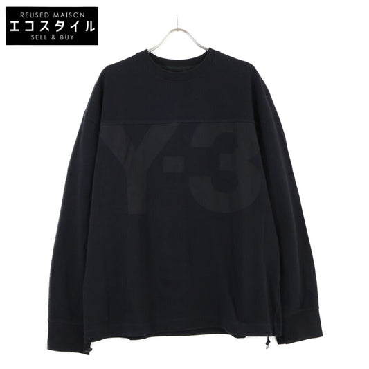 Y-3 ワイスリー GV4208 ﾌﾞﾗｯｸ CLASSIC HEAVY PIQUE CREW SWEATSHIRT トップス L