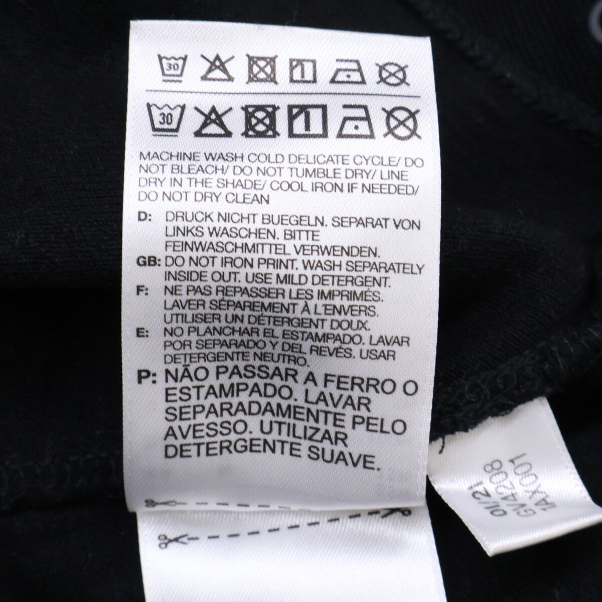 Y-3 ワイスリー GV4208 ﾌﾞﾗｯｸ CLASSIC HEAVY PIQUE CREW SWEATSHIRT トップス L