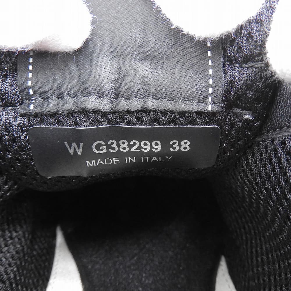 CHANEL シャネル 美品 メッシュ×スエードカーフスキン ココマーク ローカットスニーカー レディース ホワイト ブラック 38 G38299-Y55720 シューズ 38