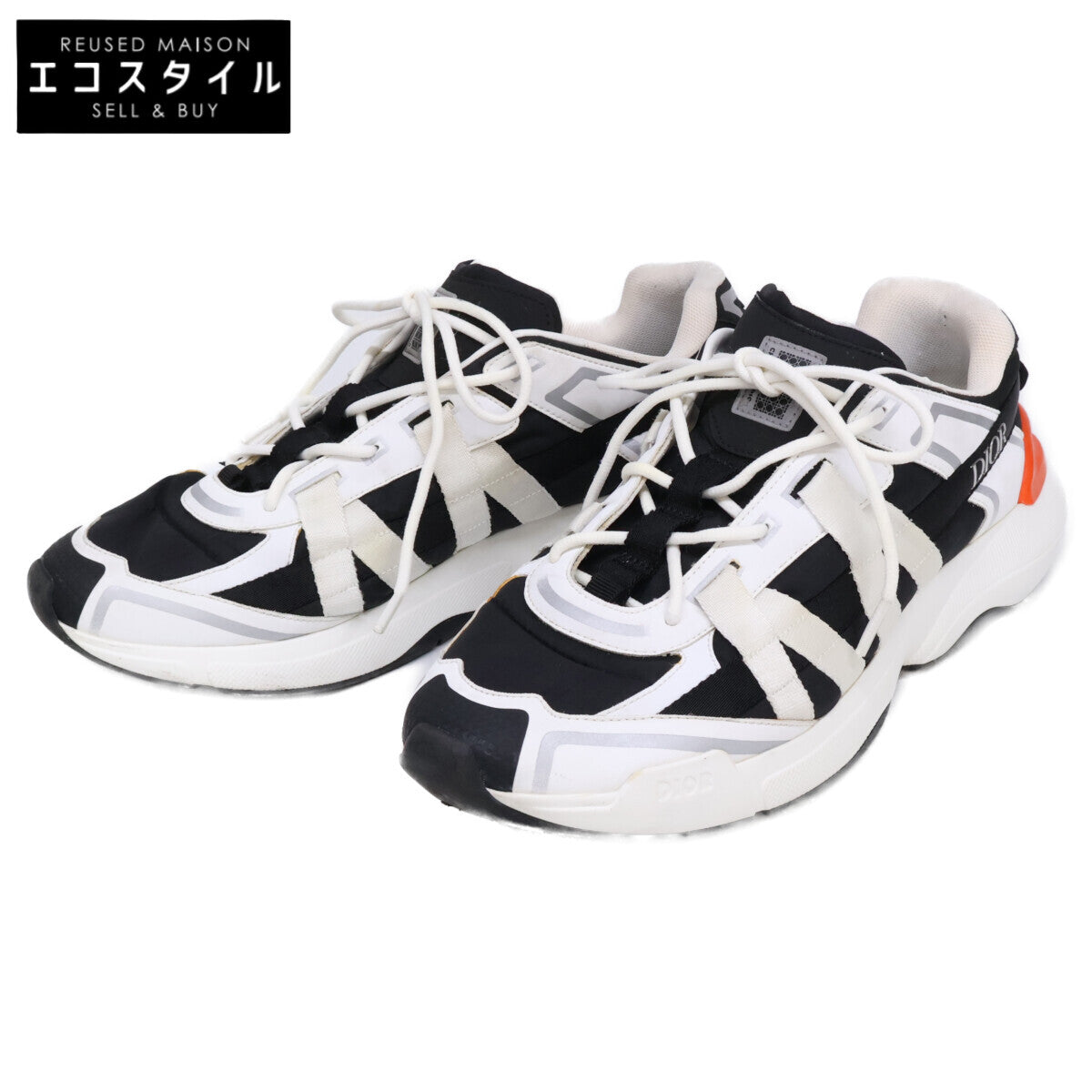 DIOR ディオール B24 RUNTEK ランテック サイドロゴ ローカット シューズ 43