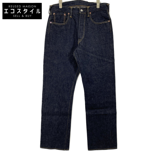 DELUXEWARE デラックスウェア 1953XX ｲﾝﾃﾞｨｺﾞ ﾌｧｲﾝｳｫｯｼｭ 13.6oz VINTAGE TAPERED STRAIGHT ﾃﾞﾆﾑﾊﾟﾝﾂ ボトムス 32