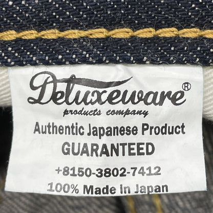 DELUXEWARE デラックスウェア 1953XX ｲﾝﾃﾞｨｺﾞ ﾌｧｲﾝｳｫｯｼｭ 13.6oz VINTAGE TAPERED STRAIGHT ﾃﾞﾆﾑﾊﾟﾝﾂ ボトムス 32