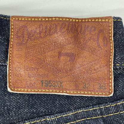 DELUXEWARE デラックスウェア 1953XX ｲﾝﾃﾞｨｺﾞ ﾌｧｲﾝｳｫｯｼｭ 13.6oz VINTAGE TAPERED STRAIGHT ﾃﾞﾆﾑﾊﾟﾝﾂ ボトムス 32