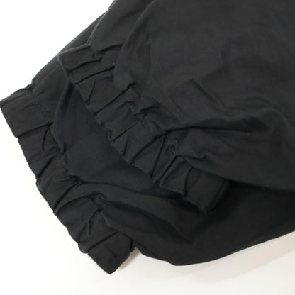 COMOLI コモリ 25SS B01-06014 ﾌﾞﾗｯｸ ｺｯﾄﾝ×ｼﾙｸ ﾄﾞﾛｰｽﾄﾘﾝｸﾞ ﾘﾊﾞｰｼﾌﾞﾙﾊﾟﾝﾂ ボトムス 表記無し