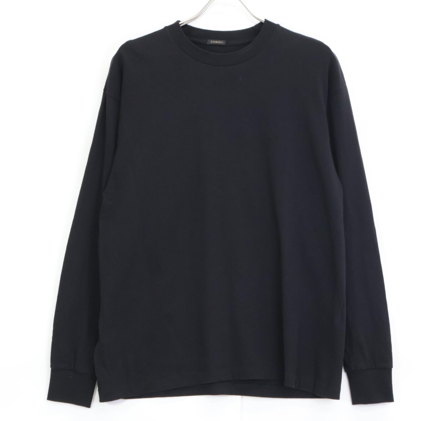 COMOLI コモリ 24AW A03-05011 ﾌﾞﾗｯｸ ｺｯﾄﾝｼﾞｬｰｼﾞ 長袖Tｼｬﾂ トップス 2