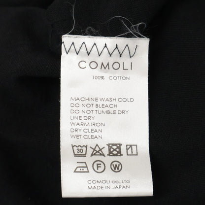 COMOLI コモリ 24AW A03-05011 ﾌﾞﾗｯｸ ｺｯﾄﾝｼﾞｬｰｼﾞ 長袖Tｼｬﾂ トップス 2