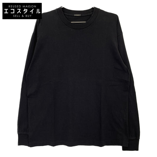 COMOLI コモリ 24AW A03-05011 ﾌﾞﾗｯｸ ｺｯﾄﾝｼﾞｬｰｼﾞ 長袖Tｼｬﾂ トップス 2