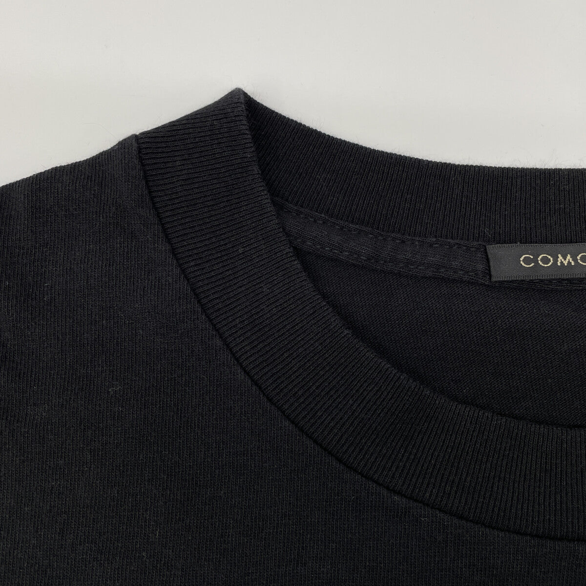 COMOLI コモリ 24AW A03-05011 ﾌﾞﾗｯｸ ｺｯﾄﾝｼﾞｬｰｼﾞ 長袖Tｼｬﾂ トップス 2