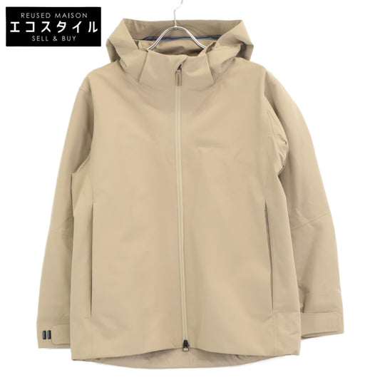 DESCENTE デサント 【ALLTERRAIN】DAMVGK31 ﾍﾞｰｼﾞｭ ﾅｲﾛﾝ ﾊｰﾄﾞｼｪﾙｼﾞｬｹｯﾄ ジャケット S