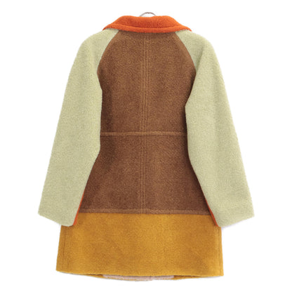 YUKITORII ユキトリイ ｲｴﾛｰ×ｵﾚﾝｼﾞ ﾎﾞｱ ｺｰﾄ コート L