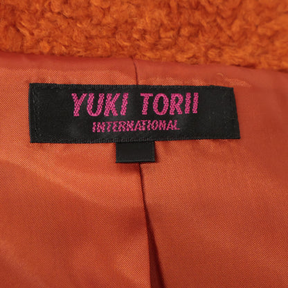 YUKITORII ユキトリイ ｲｴﾛｰ×ｵﾚﾝｼﾞ ﾎﾞｱ ｺｰﾄ コート L