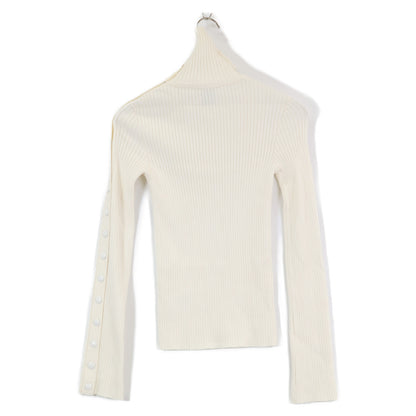 Courreges クレージュ 【美品/国内正規】タートルネック リブニットセーター/ トップス 1