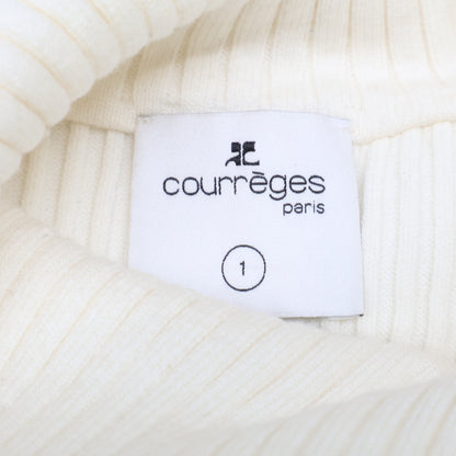 Courreges クレージュ 【美品/国内正規】タートルネック リブニットセーター/ トップス 1