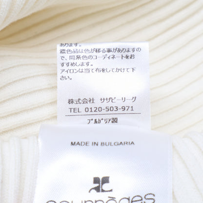 Courreges クレージュ 【美品/国内正規】タートルネック リブニットセーター/ トップス 1