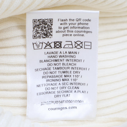 Courreges クレージュ 【美品/国内正規】タートルネック リブニットセーター/ トップス 1