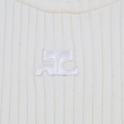 Courreges クレージュ 【美品/国内正規】タートルネック リブニットセーター/ トップス 1