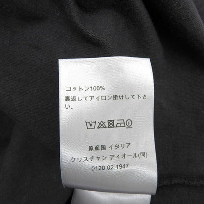 DIOR ディオール コットン Lily of the Valley バックプリント ロングスリーブ カットソー トップス ブラック S 49DJ645A0817 トップス S