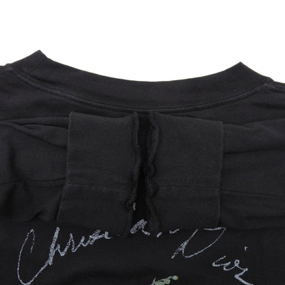 DIOR ディオール コットン Lily of the Valley バックプリント ロングスリーブ カットソー トップス ブラック S 49DJ645A0817 トップス S