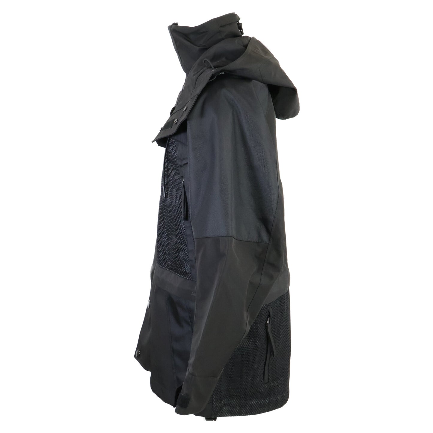 BURBERRY バーバリー x POP TRADING COMPANY 国内正規 8061317 テクニカルナイロン メッシュポケット バックロゴ ショートフードパーカ ジャケット S