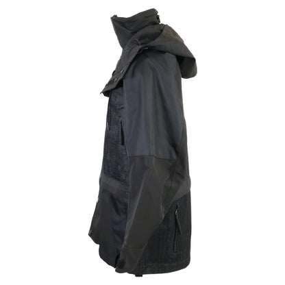 BURBERRY バーバリー x POP TRADING COMPANY 国内正規 8061317 テクニカルナイロン メッシュポケット バックロゴ ショートフードパーカ ジャケット S