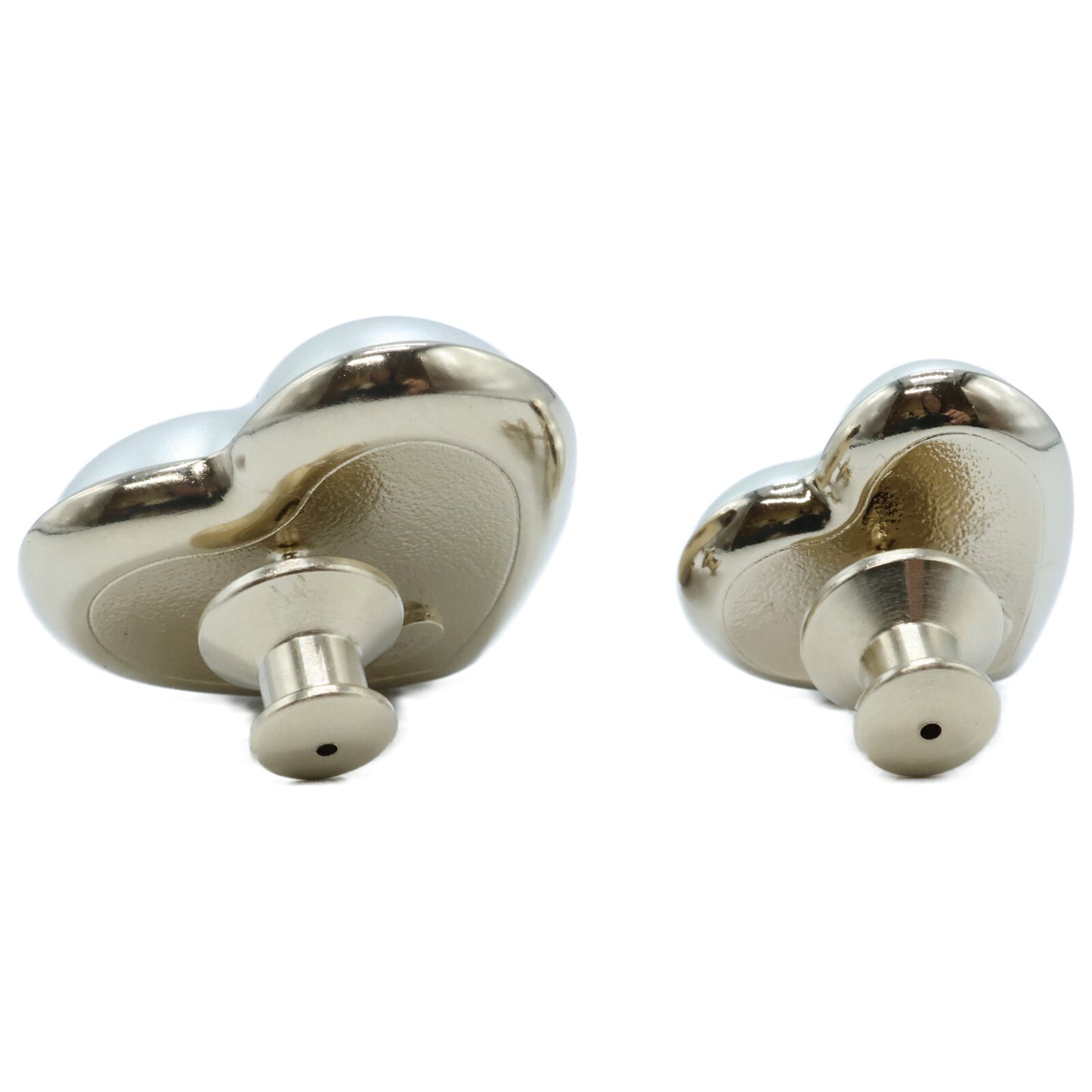 CHANEL シャネル 新品同様 A22V AB7007 ココマーク ラインストーン ハートモチーフ フェイクパールブローチ 2点セット ブローチ