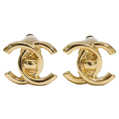 CHANEL シャネル 【新品同様】93A ターンロック ココマーク イヤリング
