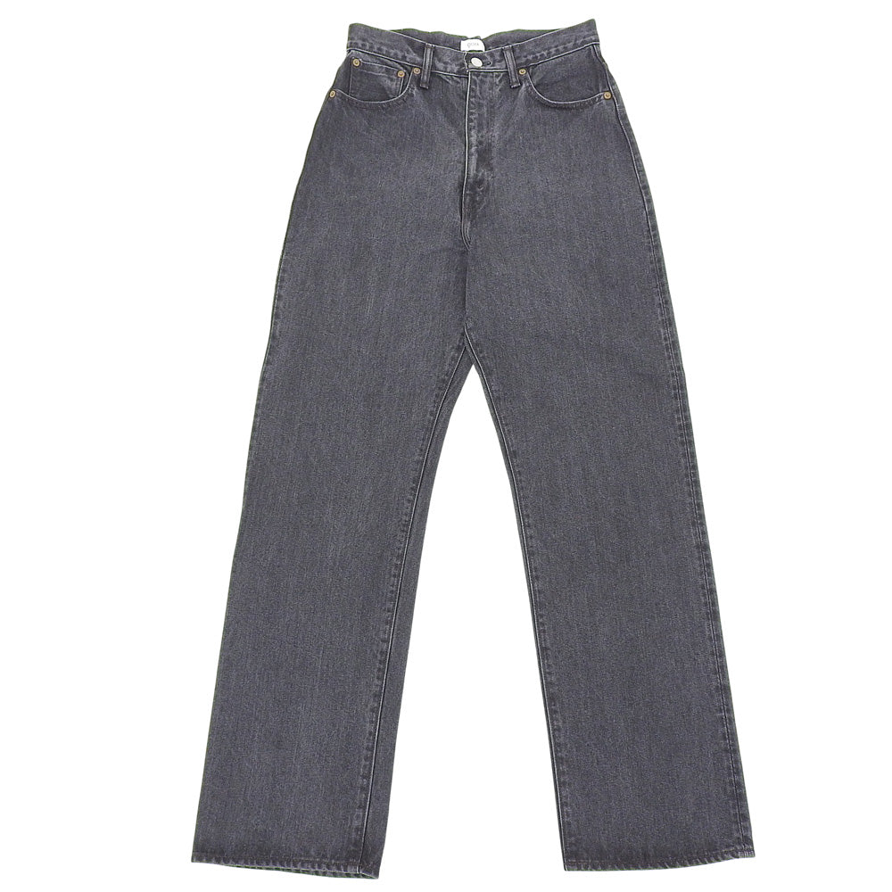 CIOTA シオタ ハイウエスト デニム パンツ ボトムス レディース ブラック 28 ボトムス 28