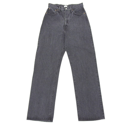 CIOTA シオタ ハイウエスト デニム パンツ ボトムス レディース ブラック 28 ボトムス 28