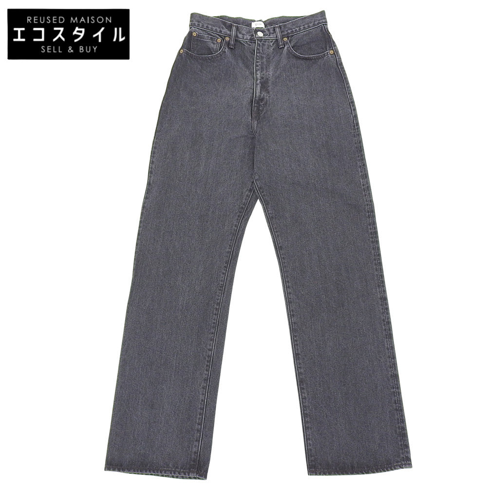 CIOTA シオタ ハイウエスト デニム パンツ ボトムス レディース ブラック 28 ボトムス 28