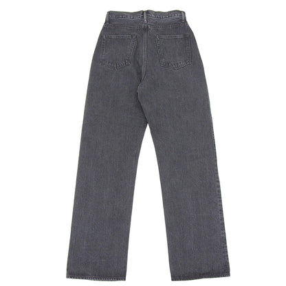 CIOTA シオタ ハイウエスト デニム パンツ ボトムス レディース ブラック 28 ボトムス 28