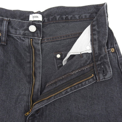 CIOTA シオタ ハイウエスト デニム パンツ ボトムス レディース ブラック 28 ボトムス 28