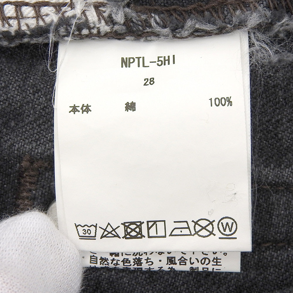 CIOTA シオタ ハイウエスト デニム パンツ ボトムス レディース ブラック 28 ボトムス 28