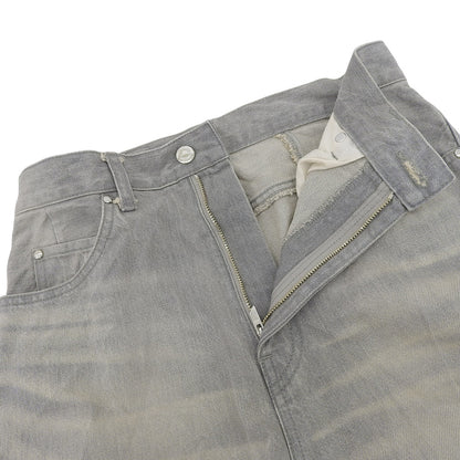 ASTRAET アストラット 美品 LOOFAH ジップフライ ワイドデニムパンツ ボトムス レディース コットン グレー 0 5414-299-0482 25SS ボトムス 0