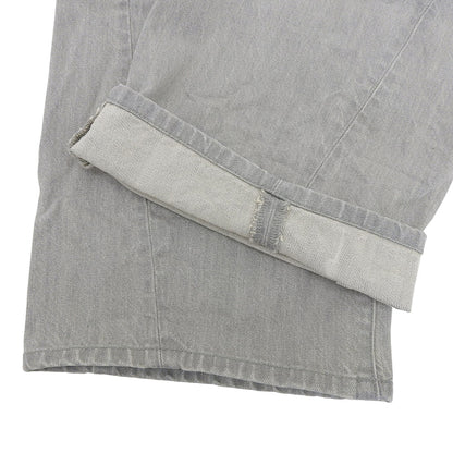 ASTRAET アストラット 美品 LOOFAH ジップフライ ワイドデニムパンツ ボトムス レディース コットン グレー 0 5414-299-0482 25SS ボトムス 0