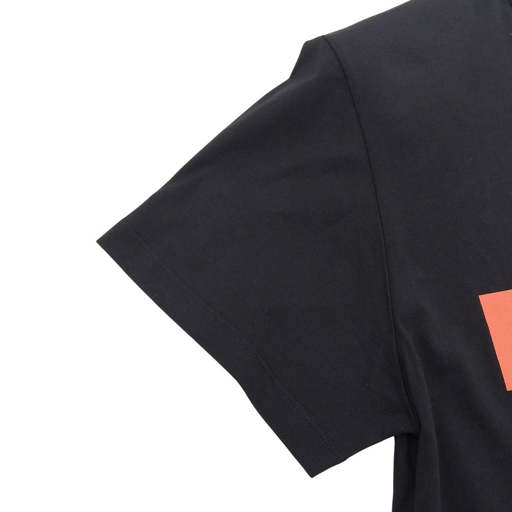 BETTER ベター 美品 フロントロゴ MOTHER T-SHIRT Tシャツ トップス レディース ブラック×レッド XS トップス XS