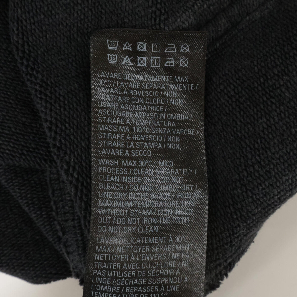 BALENCIAGA バレンシアガ 美品 24SS 739024 TQVE7 コットン スローガンプリント スウェットフーディプルオーバー パーカー トップス 2