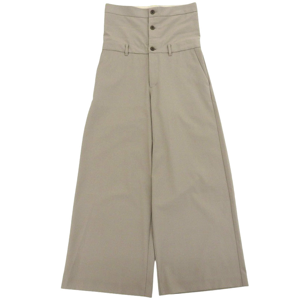 BRILE ブリル 美品 レイヤードデザイン スラックス オールインワン レディース グレー系 36 オーバーオール オールインワン 36