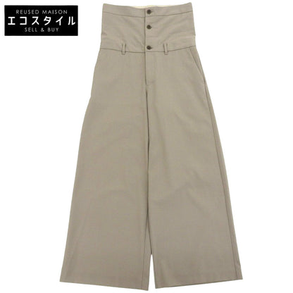 BRILE ブリル 美品 レイヤードデザイン スラックス オールインワン レディース グレー系 36 オーバーオール オールインワン 36