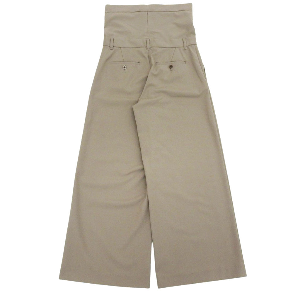 BRILE ブリル 美品 レイヤードデザイン スラックス オールインワン レディース グレー系 36 オーバーオール オールインワン 36