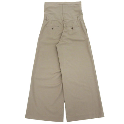 BRILE ブリル 美品 レイヤードデザイン スラックス オールインワン レディース グレー系 36 オーバーオール オールインワン 36