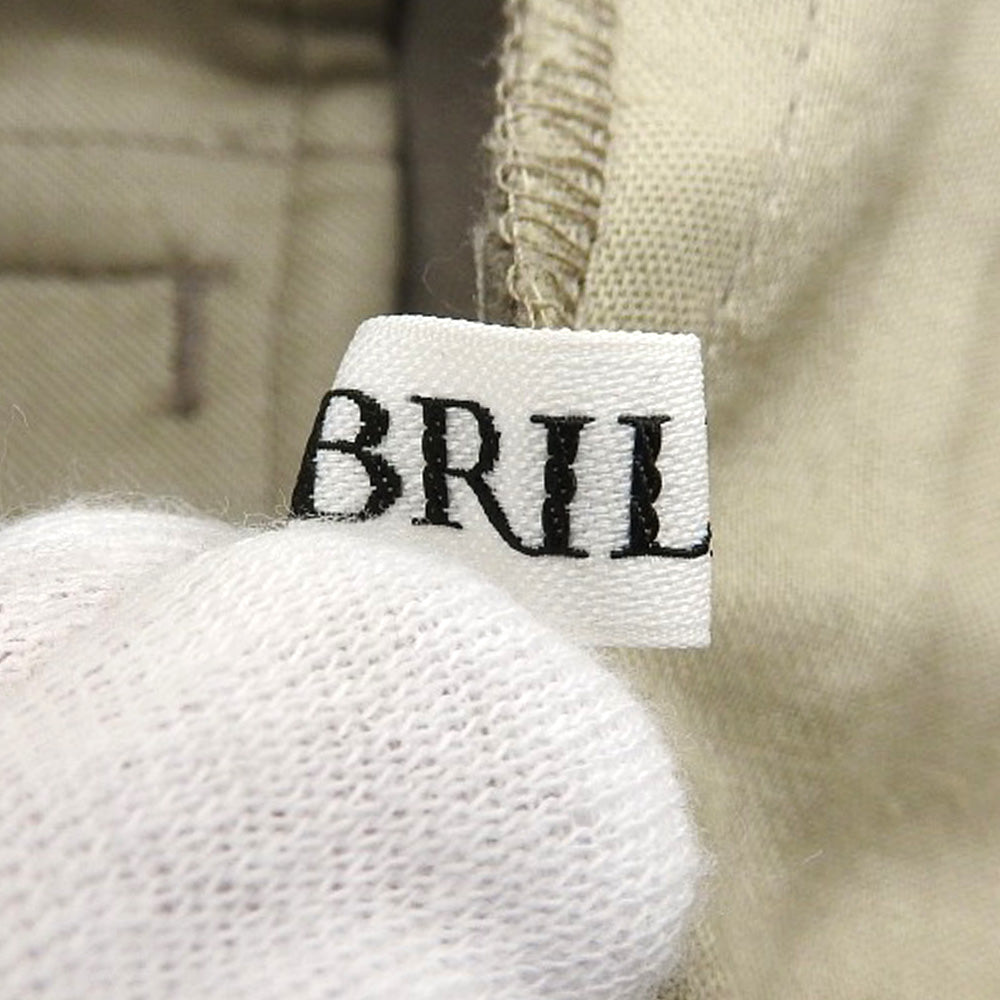 BRILE ブリル 美品 レイヤードデザイン スラックス オールインワン レディース グレー系 36 オーバーオール オールインワン 36