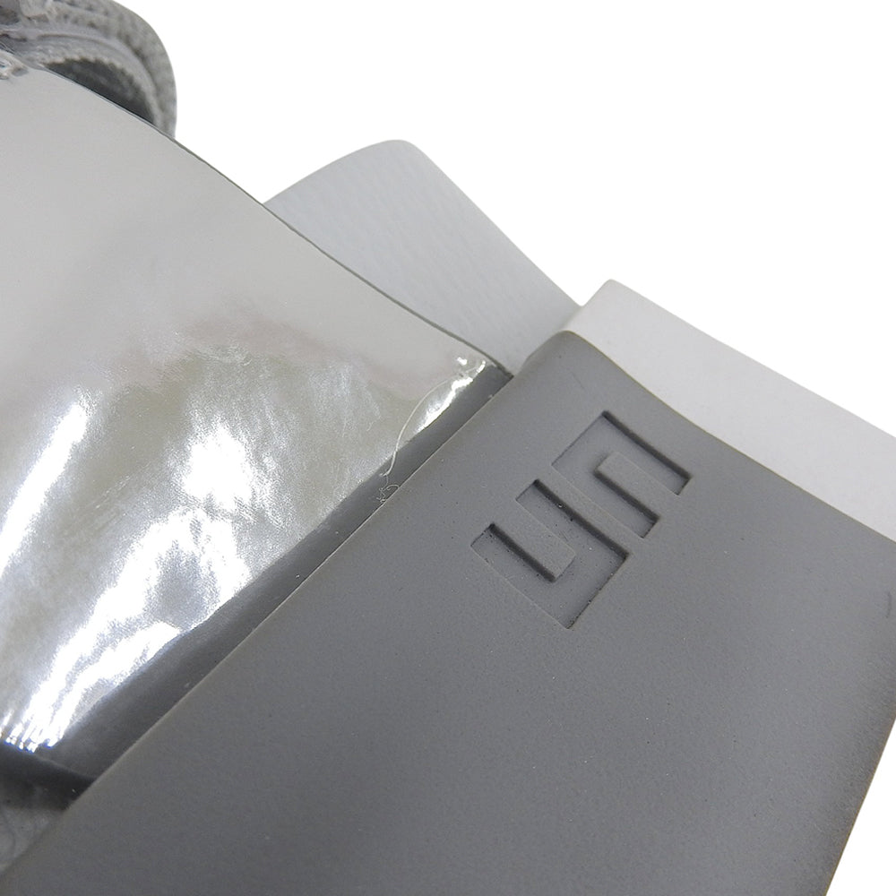 UNITED NUDE ユナイテッドヌード 美品 Delta Sporty レザー レースアップ 厚底サンダル レディース グレー×シルバー 36 25SS シューズ 36