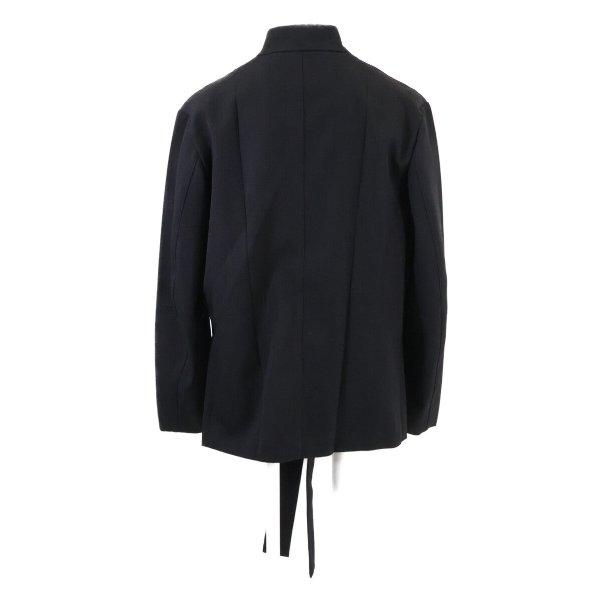 SETCHU セッチュウ 新品同様 U241J014W028 ヴァージンウール サイドベンツ ダブルブレスト ベルテッドオーバーサイズ ジャケット O