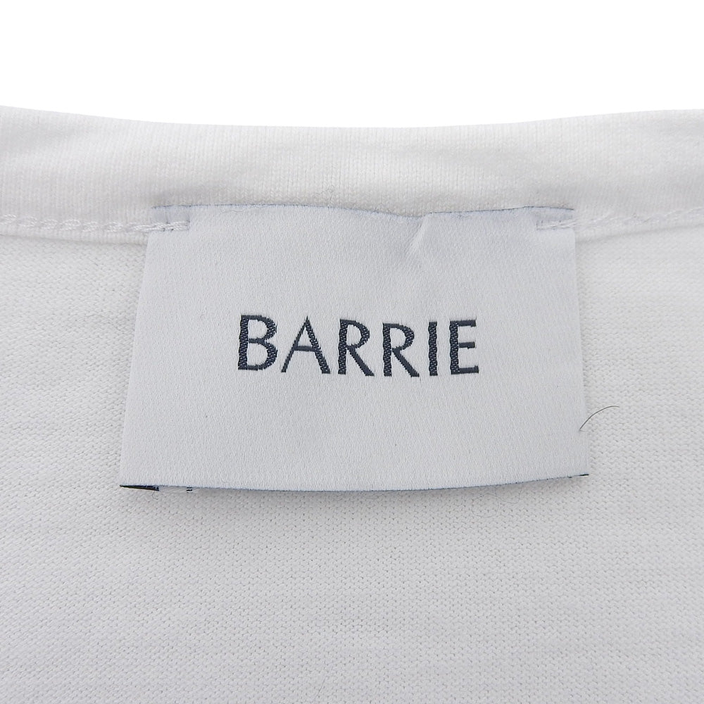 BALLY バリー 美品 コットン×カシミヤ Bロゴ クルーネック ショートスリーブ カットソー Tシャツ レディース ホワイト XS トップス XS