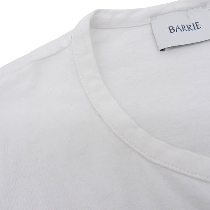 BALLY バリー 美品 コットン×カシミヤ Bロゴ クルーネック ショートスリーブ カットソー Tシャツ レディース ホワイト XS トップス XS