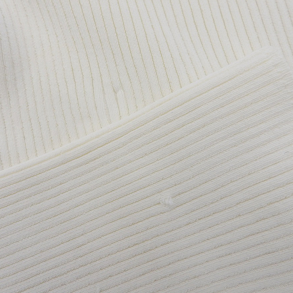 COPERNI コペルニ 美品 ビスコース カットアウトデザイン リブニットソー アイボリー S COPML02BIS600C トップス レディース ホワイト トップス S