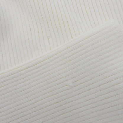 COPERNI コペルニ 美品 ビスコース カットアウトデザイン リブニットソー アイボリー S COPML02BIS600C トップス レディース ホワイト トップス S