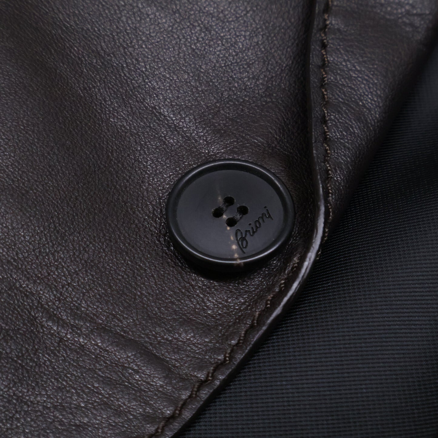 Brioni ブリオーニ 美品 国内正規 ラムレザー 2Bテーラード ジャケット 54