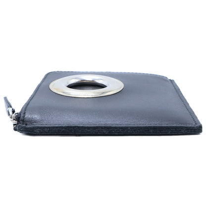 COMMEdesGARCONS コムデギャルソン SA3100SE SILVER EYELET Lジップ ミニウォレット 財布 コインケース